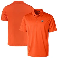 Men's Cutter & Buck Orange Florida Gators Prospect Eco Textured Stretch Recycled Polo