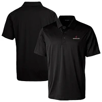 Men's Cutter & Buck Black Santa Clara Broncos Prospect Eco Textured Stretch Recycled Polo