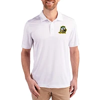 Men's Cutter & Buck Oregon Ducks Prospect Eco Textured Stretch Recycled Polo