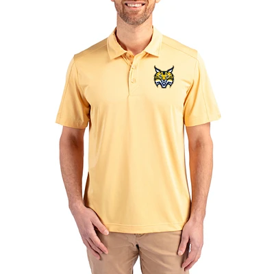 Men's Cutter & Buck Quinnipiac Bobcats Prospect Eco Textured Stretch Recycled Polo