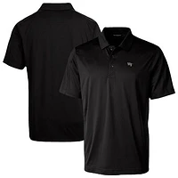 Men's Cutter & Buck Black Wake Forest Demon Deacons Prospect Eco Textured Stretch Recycled Polo