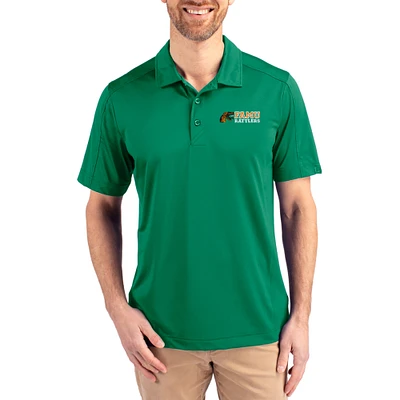 Men's Cutter & Buck Kelly Green Florida A&M Rattlers Prospect Eco Textured Stretch Recycled Polo