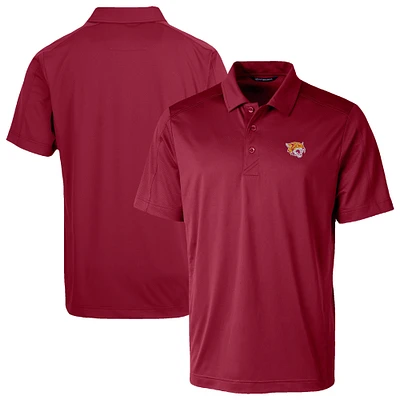 Men's Cutter & Buck Maroon Bethune-Cookman Wildcats Prospect Eco Textured Stretch Recycled Polo