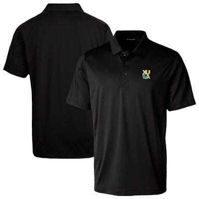 Men's Cutter & Buck Xavier University of Louisiana Gold Rush Prospect Eco Textured Stretch Recycled Polo