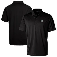 Men's Cutter & Buck Hawaii Rainbow Warriors Prospect Eco Textured Stretch Recycled Polo