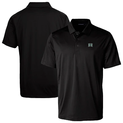 Men's Cutter & Buck Hawaii Rainbow Warriors Prospect Eco Textured Stretch Recycled Polo