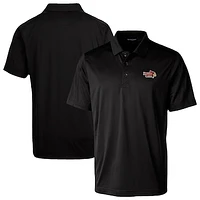 Men's Cutter & Buck Black Illinois State Redbirds Prospect Eco Textured Stretch Recycled Polo