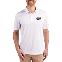 Men's Cutter & Buck Montana Grizzlies Prospect Eco Textured Stretch Recycled Polo
