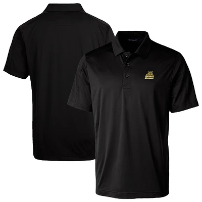 Men's Cutter & Buck Black Bryant Bulldogs Prospect Eco Textured Stretch Recycled Polo