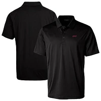 Men's Cutter & Buck Black Eastern Kentucky Colonels Prospect Eco Textured Stretch Recycled Polo
