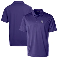 Men's Cutter & Buck Northwestern Wildcats Prospect Eco Textured Stretch Recycled Polo