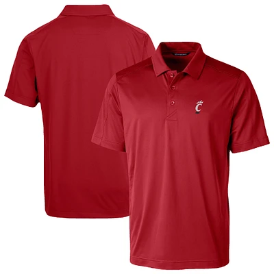 Men's Cutter & Buck Cincinnati Bearcats Prospect Eco Textured Stretch Recycled Polo