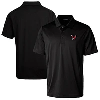 Men's Cutter & Buck Black Eastern Washington Eagles Prospect Eco Textured Stretch Recycled Polo