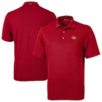 Men's Cutter & Buck Midwestern State Mustangs Virtue Eco Pique Recycled Polo