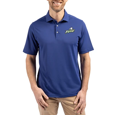 Men's Cutter & Buck Blue Florida Gulf Coast Eagles Virtue Eco Pique Recycled Polo
