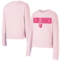 Women's Concepts Sport Pink Vegas Golden Knights Tonal Pullover Sweatshirt
