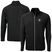 Men's Cutter & Buck  Black Southeastern Louisiana Lions Adapt Eco Knit Hybrid Recycled Full-Zip Jacket