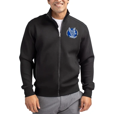 Men's Cutter & Buck  Black Air Force Falcons Roam Eco Recycled Full-Zip Jacket