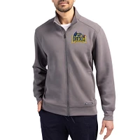 Men's Cutter & Buck  Gray Drexel Dragons Roam Eco Recycled Full-Zip Jacket