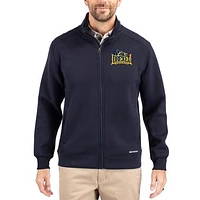 Men's Cutter & Buck  Navy Drexel Dragons Roam Eco Recycled Full-Zip Jacket