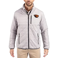 Men's Cutter & Buck Oregon State Beavers Rainier Eco Insulated PrimaLoft Full-Zip Puffer Jacket