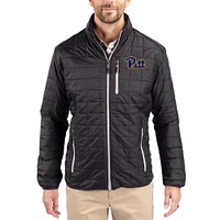 Men's Cutter & Buck Pitt Panthers Rainier Eco Insulated PrimaLoft Full-Zip Puffer Jacket