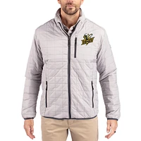 Men's Cutter & Buck Baldwin Wallace Yellow Jackets Rainier Eco Insulated PrimaLoft Full-Zip Puffer Jacket