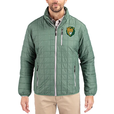 Men's Cutter & Buck  Hunter Green Southeastern Louisiana Lions Rainier Eco Insulated PrimaLoft Full-Zip Puffer Jacket