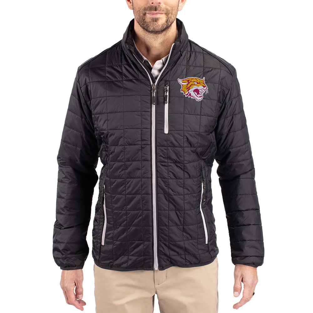 Men's Cutter & Buck Bethune-Cookman Wildcats Rainier Eco Insulated PrimaLoft Full-Zip Puffer Jacket