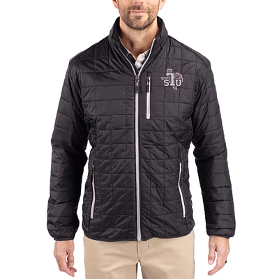 Men's Cutter & Buck Texas Southern Tigers Rainier Eco Insulated PrimaLoft Full-Zip Puffer Jacket