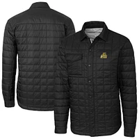 Men's Cutter & Buck  Black Bryant Bulldogs Ranier Eco Insulated PrimaLoft Full-Snap Shacket