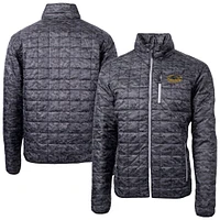 Men's Cutter & Buck  Black Wisconsin-Milwaukee Panthers Rainier Eco Insulated Camo PrimaLoft Full-Zip Puffer Jacket