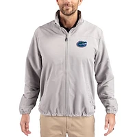Men's Cutter & Buck Florida Gators Charter Eco Recycled Full-Zip Jacket
