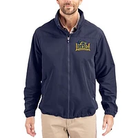 Men's Cutter & Buck Navy Drexel Dragons Charter Eco Recycled Full-Zip Jacket