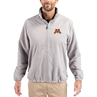 Men's Cutter & Buck Minnesota Golden Gophers Charter Eco Recycled Full-Zip Jacket