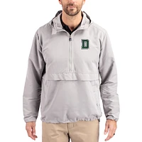 Men's Cutter & Buck Dartmouth Big Green Charter Eco Recycled Half-Zip Anorak Jacket