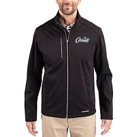 Men's Cutter & Buck UCF Knights Evoke Eco Softshell Recycled Full-Zip Jacket