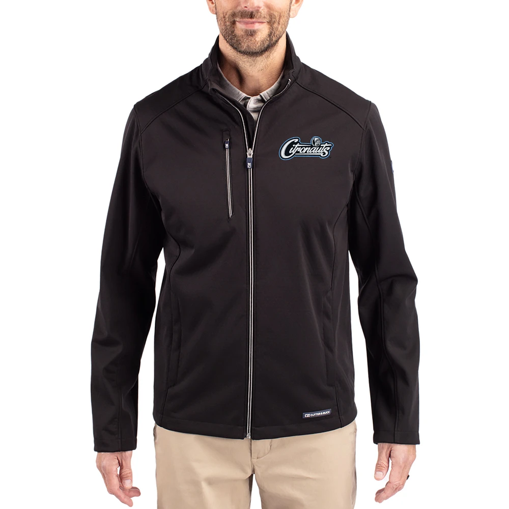 Men's Cutter & Buck UCF Knights Evoke Eco Softshell Recycled Full-Zip Jacket