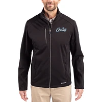 Men's Cutter & Buck UCF Knights Evoke Eco Softshell Recycled Full-Zip Jacket