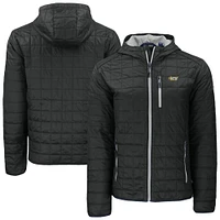 Men's Cutter & Buck VCU Rams Rainier Eco PrimaLoft Hooded Full-Zip Jacket