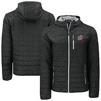 Men's Cutter & Buck Washington State Cougars Rainier Eco PrimaLoft Hooded Full-Zip Jacket