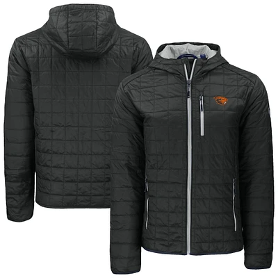 Men's Cutter & Buck Oregon State Beavers Rainier Eco PrimaLoft Hooded Full-Zip Jacket