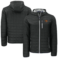 Men's Cutter & Buck Oregon State Beavers Rainier Eco PrimaLoft Hooded Full-Zip Jacket