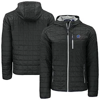 Men's Cutter & Buck Boise State Broncos Rainier Eco PrimaLoft Hooded Full-Zip Jacket