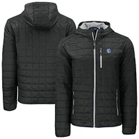 Men's Cutter & Buck Fresno State Bulldogs Rainier Eco PrimaLoft Hooded Full-Zip Jacket
