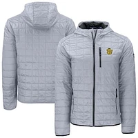 Men's Cutter & Buck  Gray Missouri Tigers Rainier Eco PrimaLoft Hooded Full-Zip Jacket