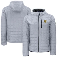 Men's Cutter & Buck  Gray Missouri Tigers Rainier Eco PrimaLoft Hooded Full-Zip Jacket