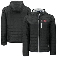 Men's Cutter & Buck NC State Wolfpack Rainier Eco PrimaLoft Hooded Full-Zip Jacket