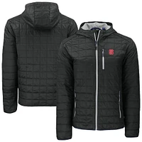 Men's Cutter & Buck NC State Wolfpack Rainier Eco PrimaLoft Hooded Full-Zip Jacket