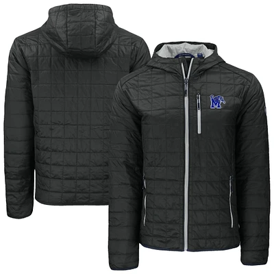 Men's Cutter & Buck Memphis Tigers Rainier Eco PrimaLoft Hooded Full-Zip Jacket
